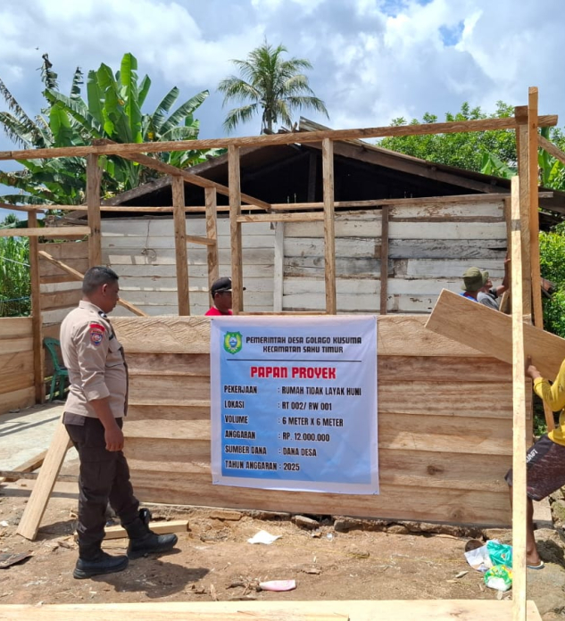 Pembangunan Rumah Tidak Layak Huni (RTLH) 1 unit Rp 12.000.000-1